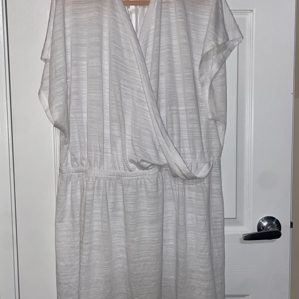 La Vie En Rose White Swim Coverup